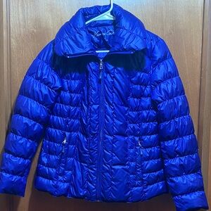 Kenneth Cole New York Blue Puffer Jacket